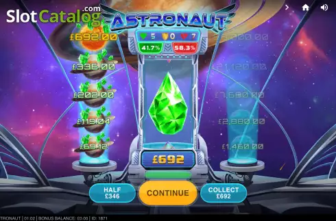 Οθόνη7. Astronaut (Red Tiger) Κουλοχέρης