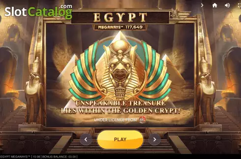 Οθόνη2. Egypt Megaways Κουλοχέρης