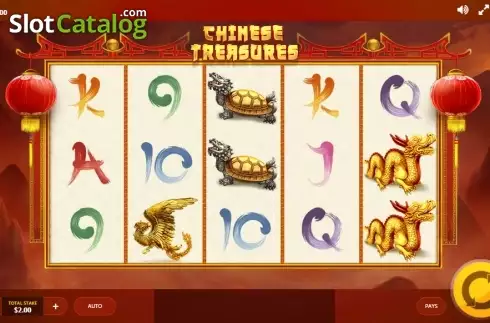 Οθόνη 1. Chinese Treasures Κουλοχέρης