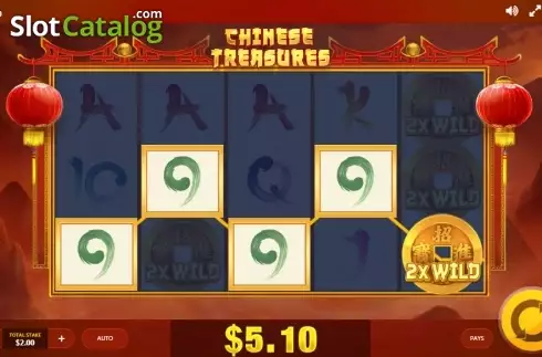 Οθόνη 4. Chinese Treasures Κουλοχέρης