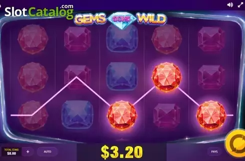 Οθόνη 2. Gems Gone Wild Κουλοχέρης