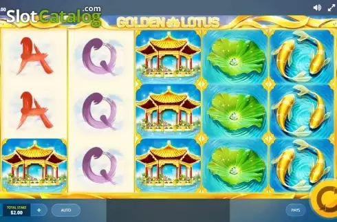Οθόνη 1. Golden Lotus (Red Tiger) Κουλοχέρης 