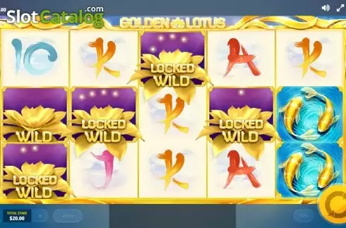 Οθόνη 4. Golden Lotus (Red Tiger) Κουλοχέρης 