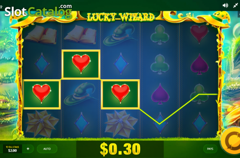 Οθόνη 2. Lucky Wizard Κουλοχέρης