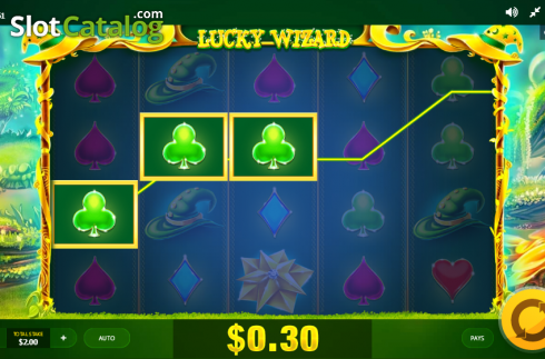 Οθόνη 3. Lucky Wizard Κουλοχέρης