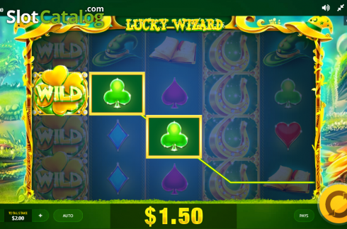 Οθόνη 4. Lucky Wizard Κουλοχέρης