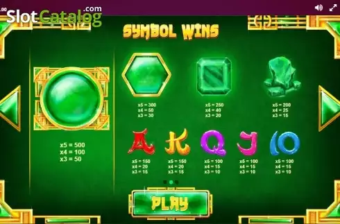 Πίνακας πληρωμών 2. Mega Jade Κουλοχέρης