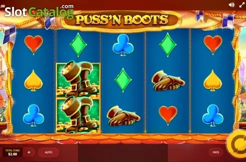 Οθόνη 1. Puss'N Boots Κουλοχέρης
