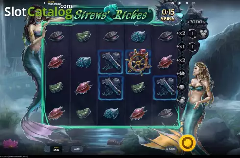 Οθόνη2. Siren’s Riches Κουλοχέρης 