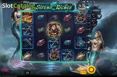 Οθόνη7. Siren’s Riches Κουλοχέρης 