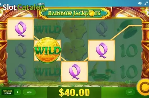 Οθόνη 3. Rainbow Jackpots Κουλοχέρης