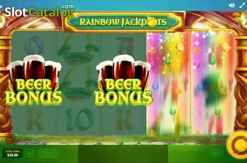 Οθόνη 4. Rainbow Jackpots Κουλοχέρης