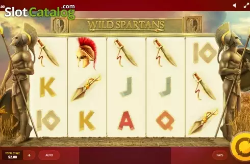 Οθόνη 1. Wild Spartans Κουλοχέρης 