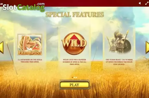 Πίνακας πληρωμών 1. Wild Spartans Κουλοχέρης 