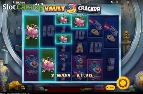 Οθόνη3. Vault Cracker Megaways Κουλοχέρης 