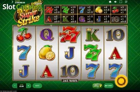 Οθόνη2. 777 Super Strike Κουλοχέρης