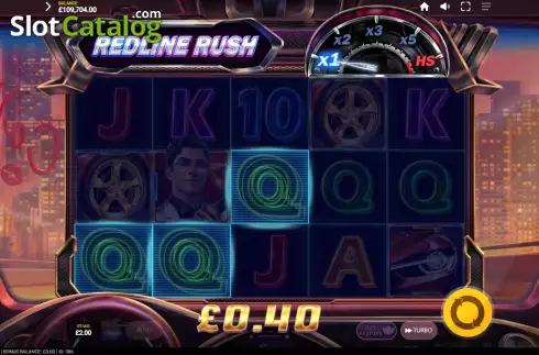 Οθόνη3. Redline Rush (Red Tiger) Κουλοχέρης