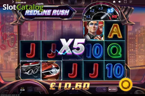 Οθόνη4. Redline Rush (Red Tiger) Κουλοχέρης