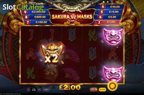 Οθόνη9. Sakura Masks Κουλοχέρης