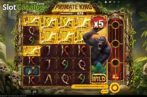 Οθόνη3. Primate King Megaways Κουλοχέρης