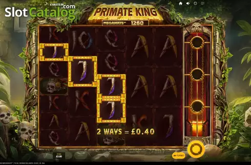 Οθόνη5. Primate King Megaways Κουλοχέρης