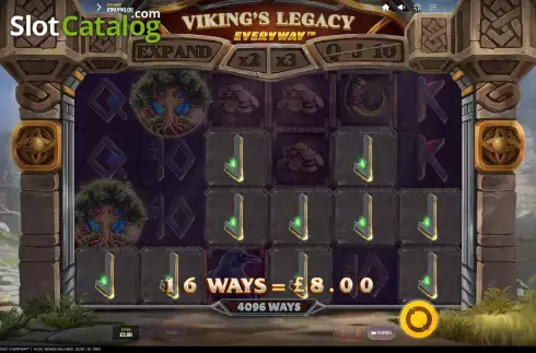 Οθόνη3. Vikings Legacy Everyway Κουλοχέρης