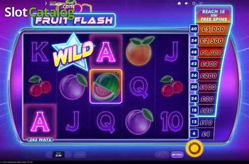 Οθόνη4. Fruit Flash Κουλοχέρης