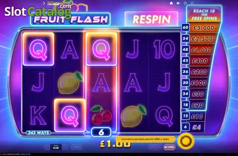 Οθόνη6. Fruit Flash Κουλοχέρης