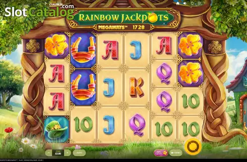 Οθόνη2. Rainbow Jackpots Megaways Κουλοχέρης