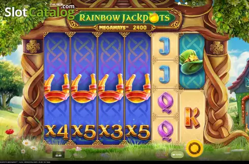 Οθόνη9. Rainbow Jackpots Megaways Κουλοχέρης
