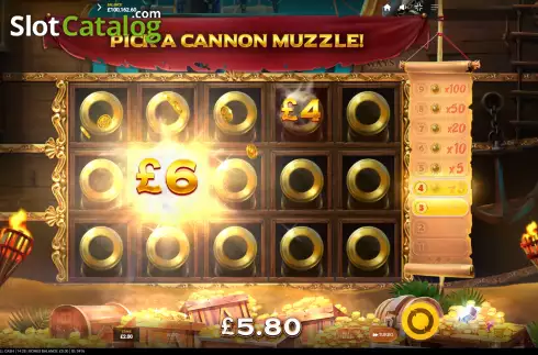 Οθόνη8. Cannonball Cash Κουλοχέρης