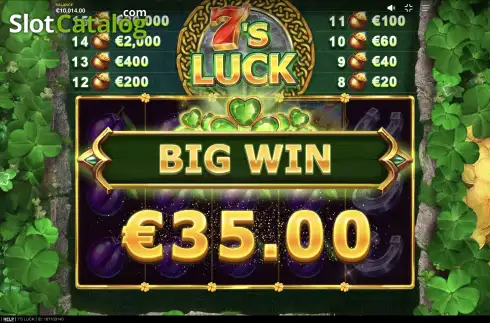 Οθόνη7. 7’s Luck Κουλοχέρης