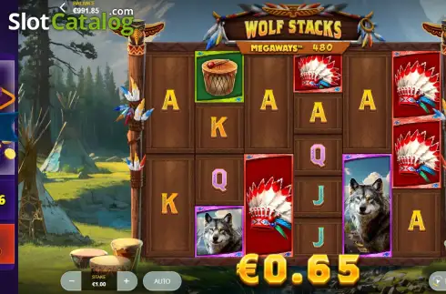 Οθόνη3. Wolf Stacks Megaways Κουλοχέρης