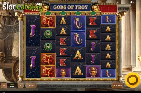 Οθόνη2. Gods of Troy Megaways Κουλοχέρης