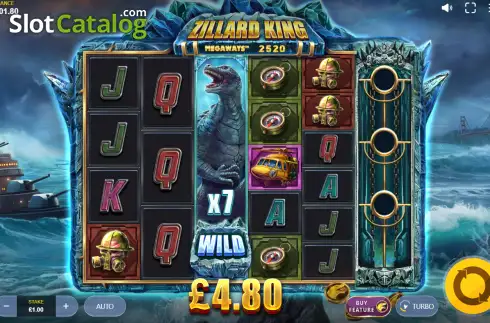 Οθόνη3. Zillard King Megaways Κουλοχέρης 