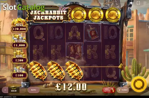 Οθόνη3. Jackrabbit Jackpots Κουλοχέρης