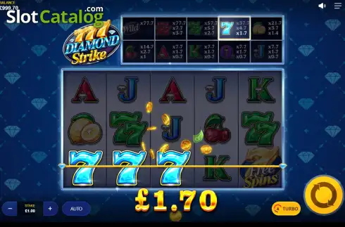 Οθόνη3. 777 Diamond Strike Κουλοχέρης