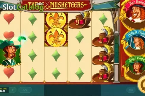 Οθόνη 3. Three Musketeers (Red Tiger) Κουλοχέρης