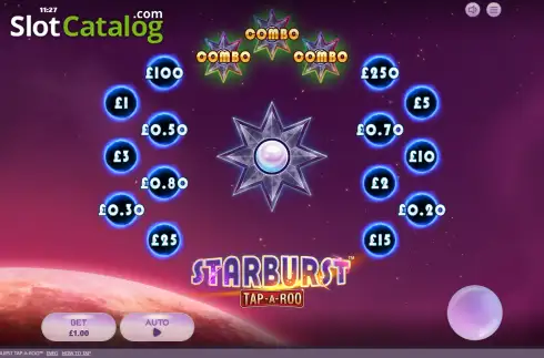 Οθόνη2. Starburts Tap-A-Roo Κουλοχέρης