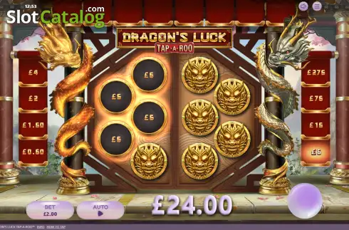 Οθόνη3. Dragon's Luck Tap-A-Roo Κουλοχέρης