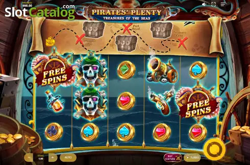 Οθόνη2. Pirates’ Plenty Treasures of the Seas Κουλοχέρης