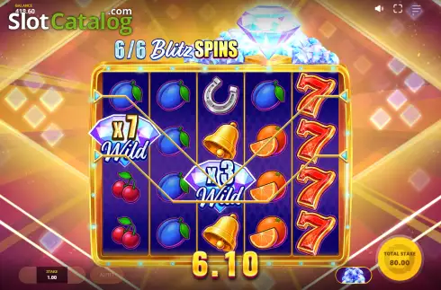 Οθόνη3. Diamond Blitz 3 Κουλοχέρης