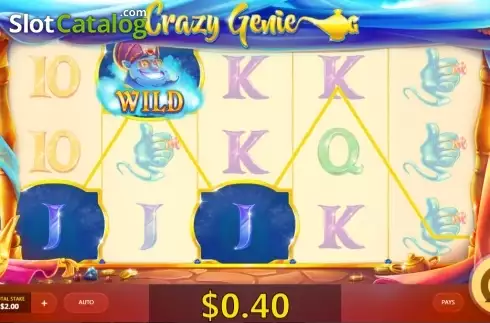 Οθόνη 3. Crazy Genie Κουλοχέρης