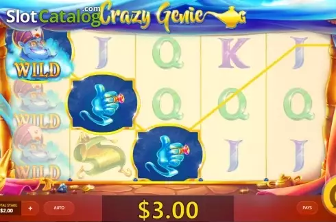 Οθόνη 4. Crazy Genie Κουλοχέρης