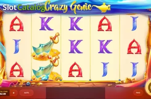 Οθόνη 6. Crazy Genie Κουλοχέρης