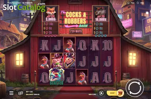 Οθόνη2. Cocks & Robbers Κουλοχέρης