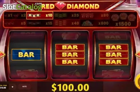 Οθόνη3. Red Diamond Κουλοχέρης