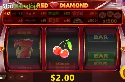 Οθόνη4. Red Diamond Κουλοχέρης