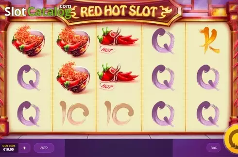 Οθόνη2. Red Hot Slot Κουλοχέρης