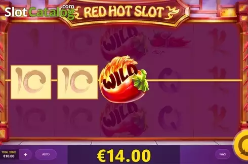 Οθόνη5. Red Hot Slot Κουλοχέρης